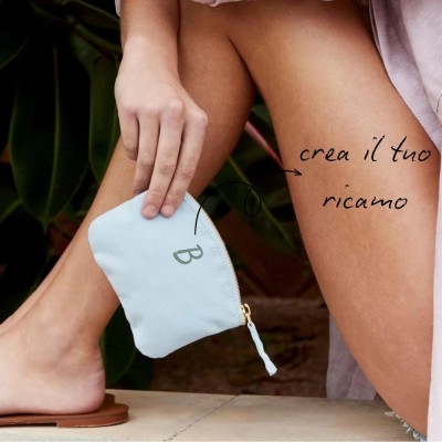 PORTA MONETE IN COTONE CANVA ORGANICO