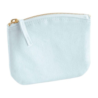 COIN POUCH IN CANVA ORGANIC COTTON | MONOGRAM