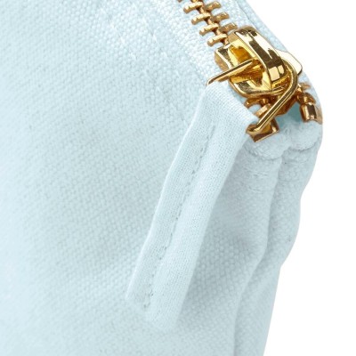 COIN POUCH IN CANVA ORGANIC COTTON | MONOGRAM
