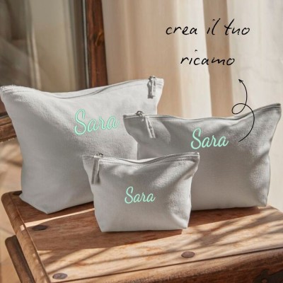 BEAUTY CASE IN CANVAS