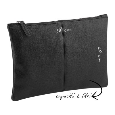 POCHETTE IN FAUX LEATHER FOR MEN