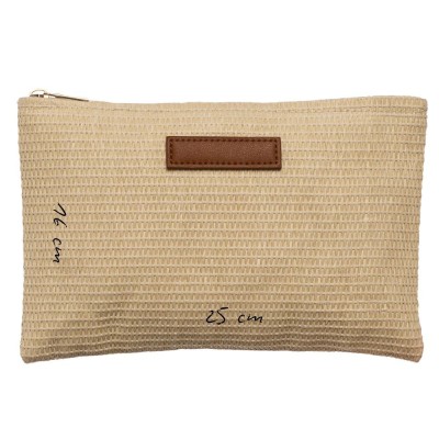 POCHETTE IN RAFIA PERSONALIZZABILE CON RICAMO