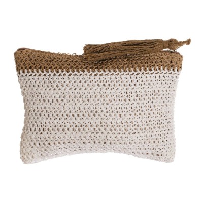 POCHETTE IN RAFIA CON NAPPINA PERSONALIZZABILE