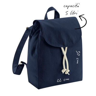 ZAINETTO IN COTONE ORGANICO PERSONALIZZABILE