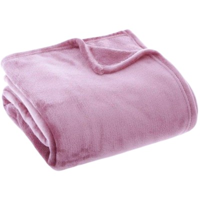 COPERTA PLAID IN PILE CORAL PERSONALIZZABILE CON RICAMO