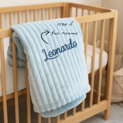 COPERTINA PER NEONATO E BAMBINO PERSONALIZZABILE