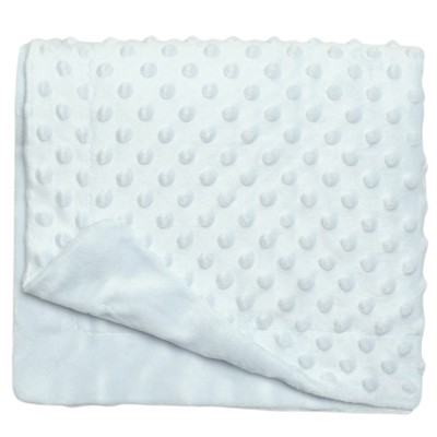 BLANKET IN MINKY DOT FOR BABIES