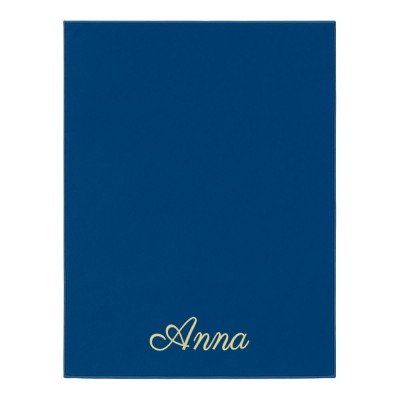 TELO IN MICROFIBRA PERSONALIZZABILE CON RICAMO