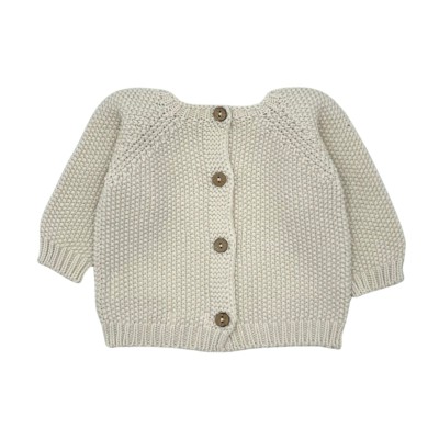 MAGLIONE-CARDIGAN IN COTONE ORGANICO PERSONALIZZABILE