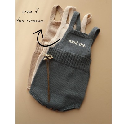 ROMPER IN ORGANIC COTTON FOR BABIES AND KIDS