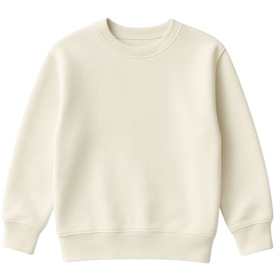 SWEATSHIRT IN COTTON FOR KIDS | MONOGRAM PATCH