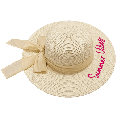 CAPPELLO IN PAGLIA CON FIOCCO