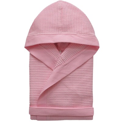 BATHROBE IN WAFFLE COTTON FOR KIDS AND TEENS