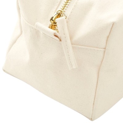 VANITY POUCH IN COTTON WITH EMBROIDERY