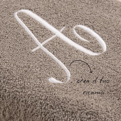 BATH TOWEL IN TERRY COTTON WITH EMBROIDERY