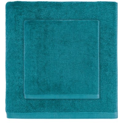 TOWEL SET IN TERRY COTTON WITH EMBROIDERY