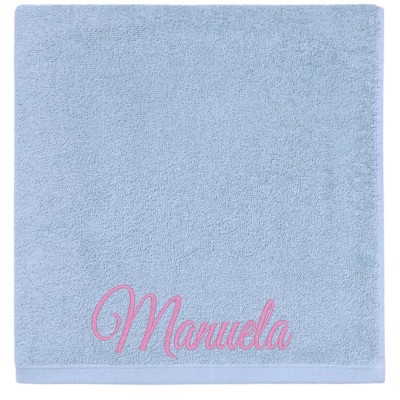 TELO DOCCIA IN SPUGNA PERSONALIZZABILE CON RICAMO