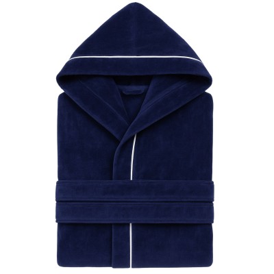 BATHROBE IN VELOUR TERRY FOR ADULTS