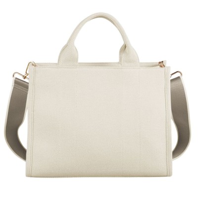 BAG MEDIUM IN TWILL WITH SHOULDER STRAP