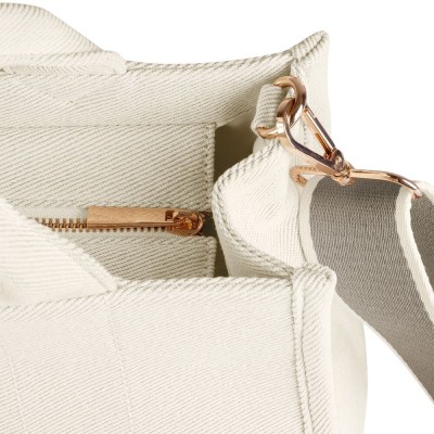 BAG MEDIUM IN TWILL WITH SHOULDER STRAP