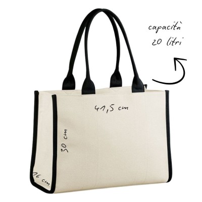 TOTE BAG IN TWILL